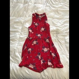 red floral romper / jumper!